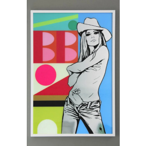 Painting Brigitte Bardot Jazz No 5 By Artist Dan Reaney