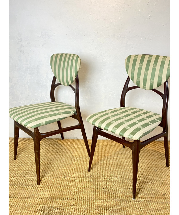 Pair of Parisi \ Buffa style chairs