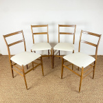 4 Superleggere chairs by Gio Ponti for Cassina