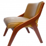 Vintage Walnut Plywood Lounge Chair By Neil Morris, 1950s