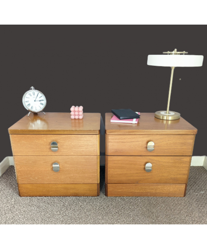 Mid-Century Stag Cantata Bedside drawers