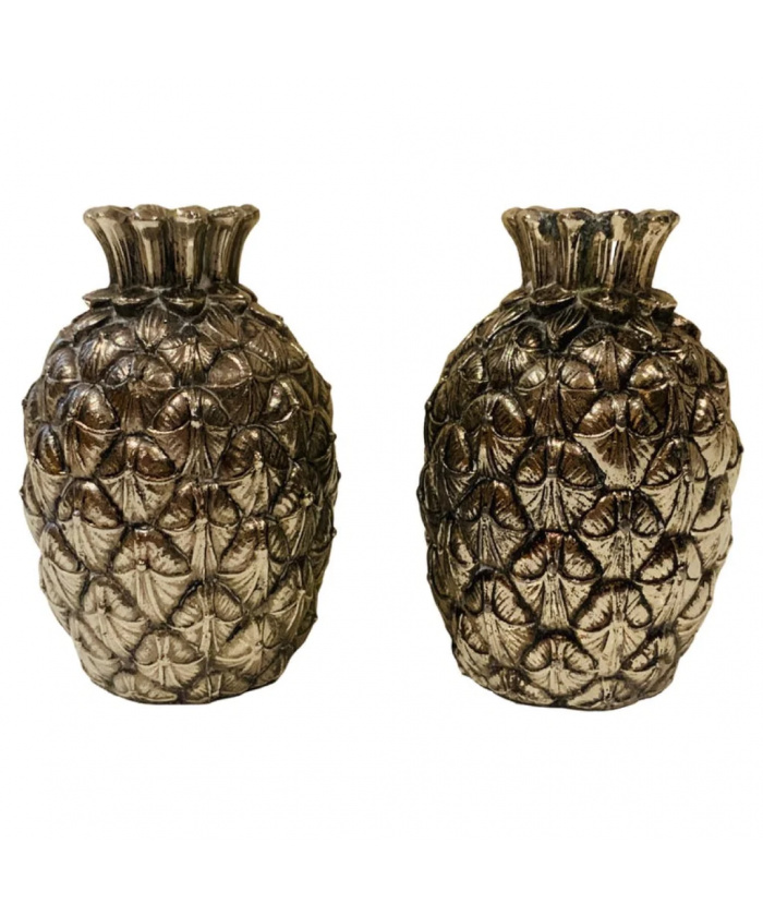 Pineapple Salt & Pepper Shakers By Mauro Manetti, 1970s