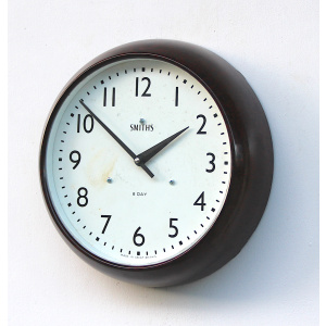Smiths British Wall Clock, 1970s