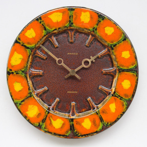 Vintage Kienzle Ceramic Wall Clock