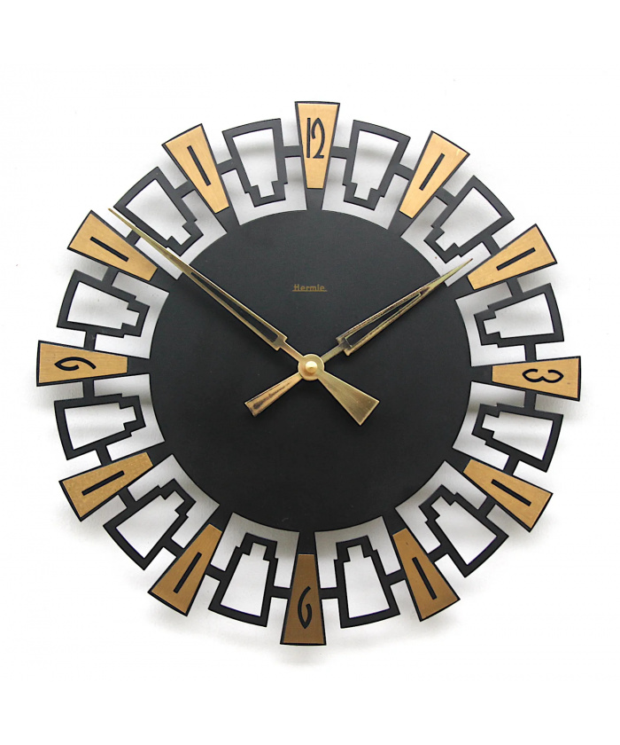 Brutalist Style Wall Clock By Hermle