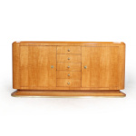 Elegant French Art Deco Sideboard In Sycamore