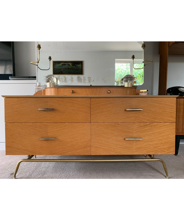 CWS Furniture Co Maple Dressing Table, 1960s