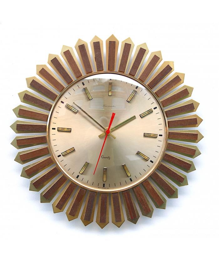 Vintage Wall Clock By Timemaster, 1970s