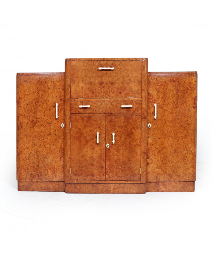 English Art Deco Cocktail Sideboard