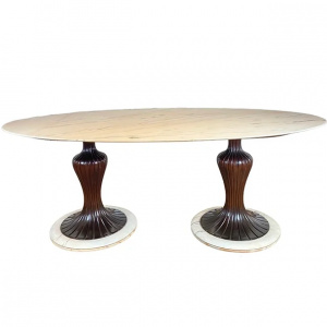 Marble dining table by Osvaldo Borsani for Atelier Borsani Varedo