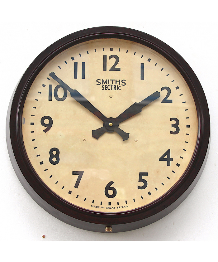 Mid Century British Wall Clock By Smiths, 1950s