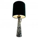 Mid Century Aldo Londi For Bitossi Ceramic Table Lamp, 1950s