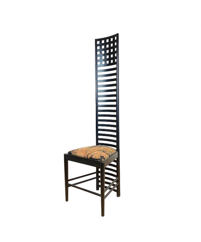 C. R. Mackintosh "292 Hill House Chair" for Alivar in black lacquered Ashwood