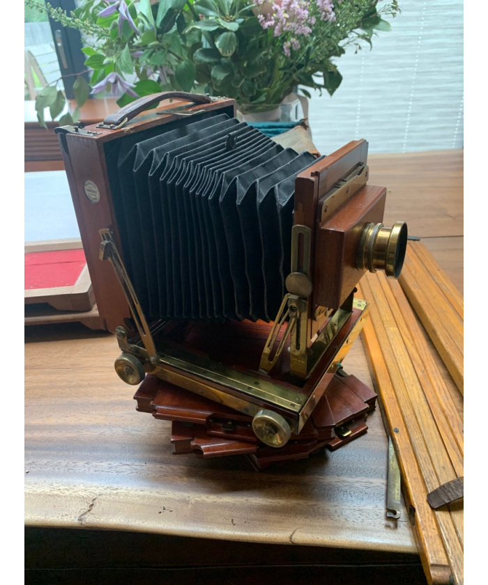 Thornton Pickard Imperial Whole-Plate, Triple-Extension, Camera, Original Bag, C1905