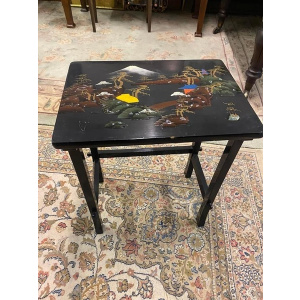 An Orientalist Lacquered Occasional Table