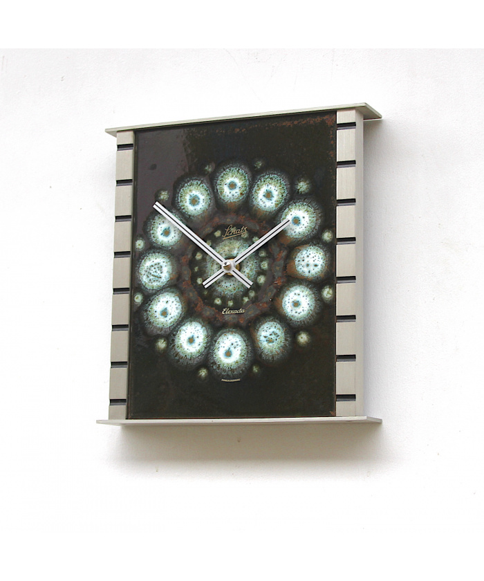 Vintage Ceramic Lava Clock, 1970s