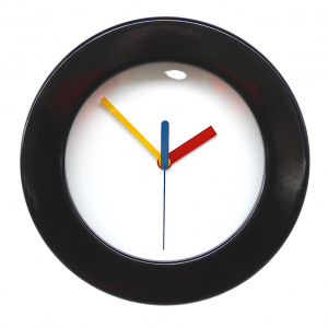 Post Modern Style Wall Clock, 1980s
