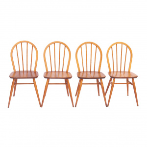 Ercol Vintage Windsor Chairs Model No 400, 1960s