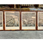 Set of Reinbeck Panoramic framed prints of Nelson’s London 1804