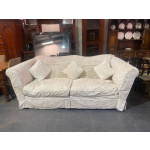 Very large country house camel back sofa