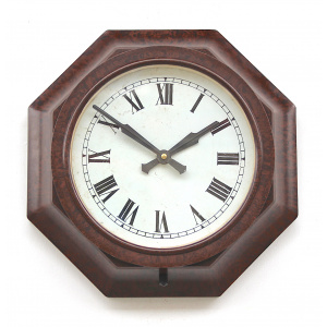 Classic School Wall Clock By Smiths, 1970s