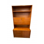 Mid century teak wood display case/drinks cabinet