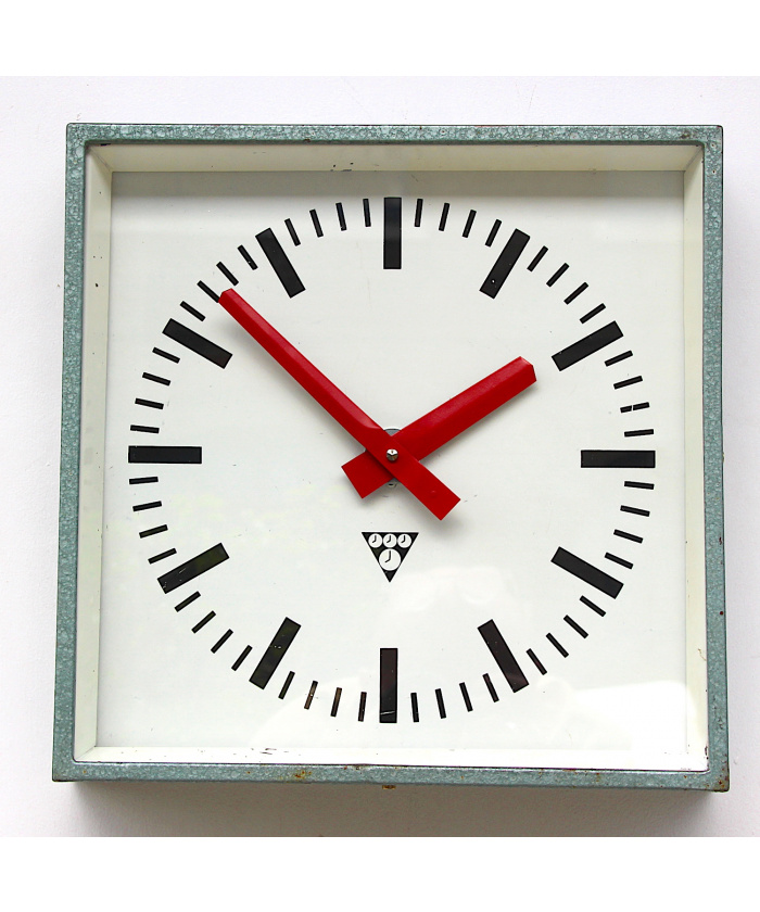 Vintage Commercial Wall Clock, 1970s