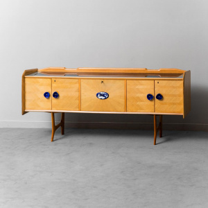 Ico Parisi Style Wooden Sideboard From The 60s Vintage Modern