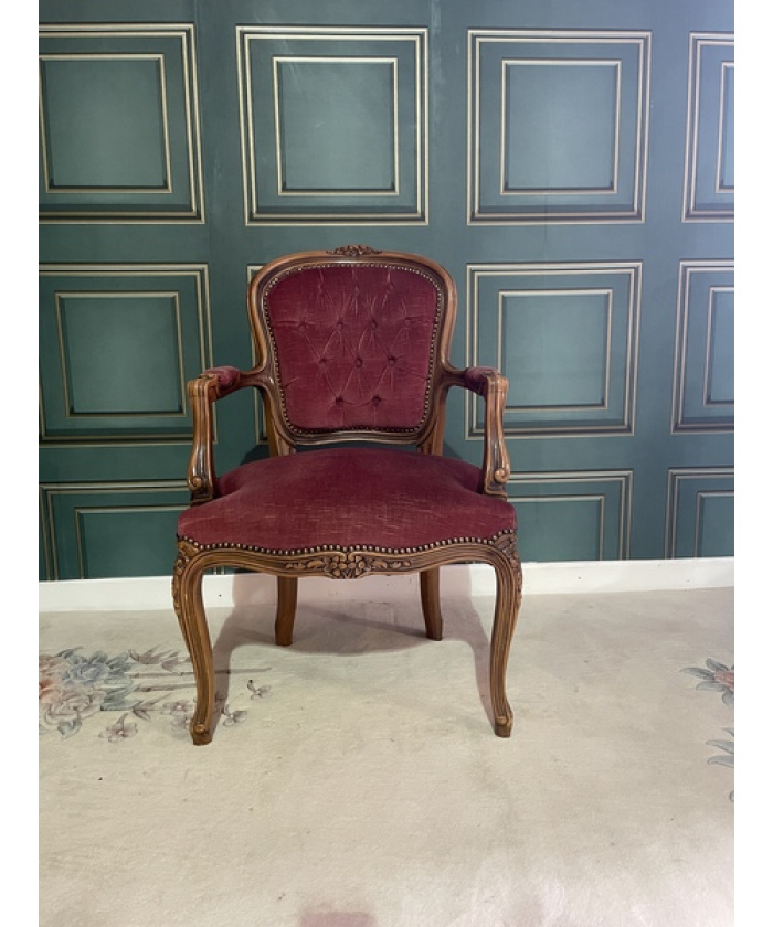 Reproduction Bedroom Armchair, Mid 20th Century