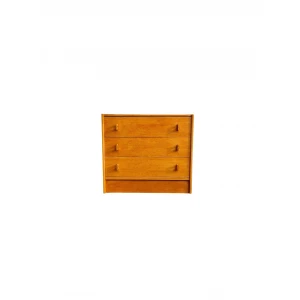 Stag Oak Chest Of Three Drawers by John And Sylvia Reid Mid Century Furniture Cabinet