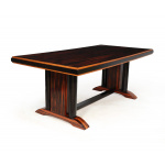 Rare Art Deco Table In Macassar Ebony & Oak