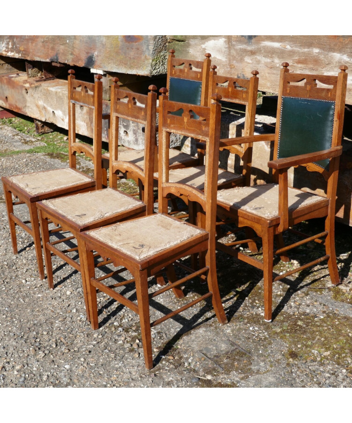 Glasgow School Arts and Crafts Dining Chairs