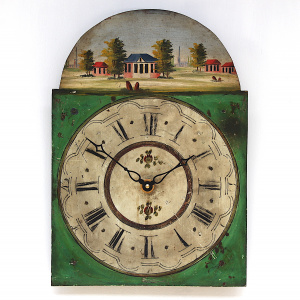 Antique Grandfather / Long Case Steel clock Dial, C1890