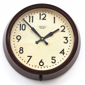 Vintage Wall Clock By Smiths, 1950s