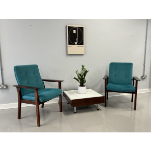 Pair of Rosewood Arne Vodder Danish Chairs 1960s