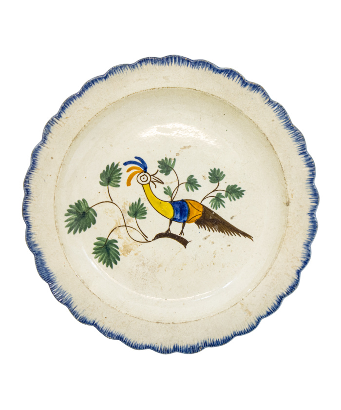 18th Century Peafowl Plate