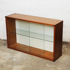 Mid-Century Teak and Glass Modular Floating Display Cabinet by Beaver and Tapley, 1960s