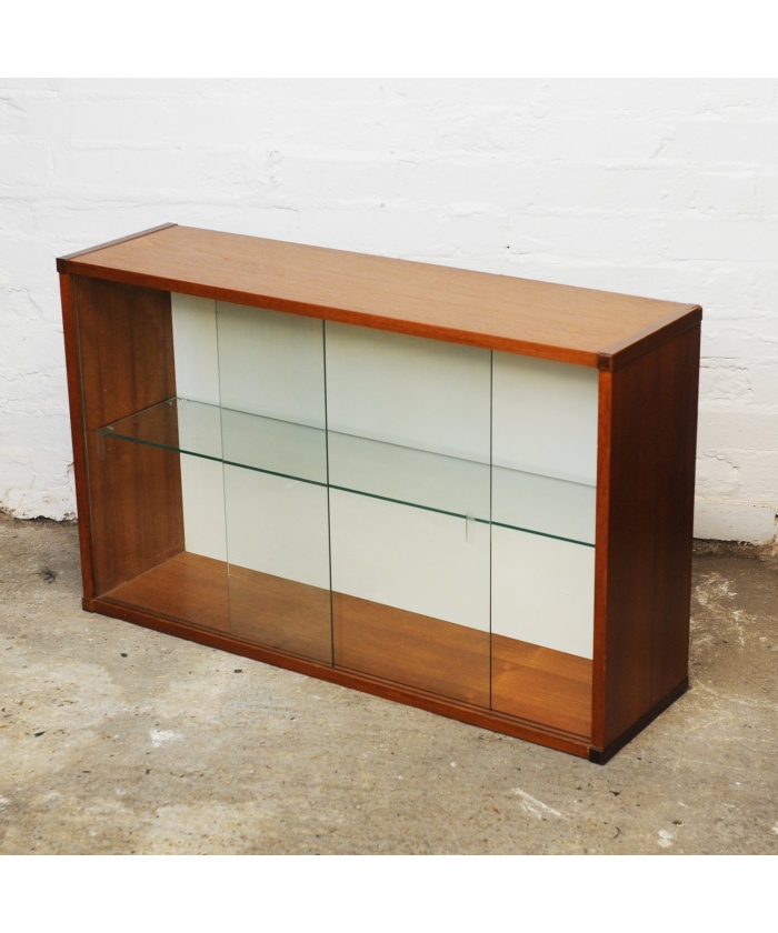 Mid-Century Teak and Glass Modular Floating Display Cabinet by Beaver and Tapley, 1960s