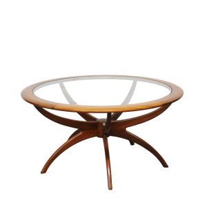 Spider Coffee Table In Teak & Glass by G-Plan, 1960s