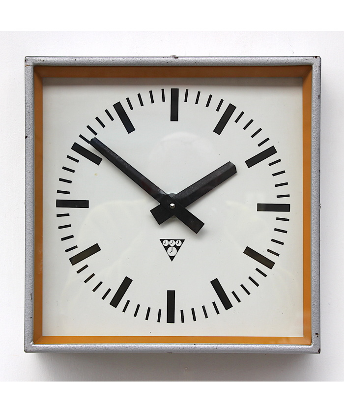 Vintage Czech Office Wall Clock, 1970s