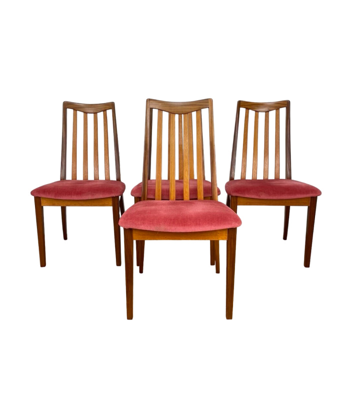 Vintage Teak Dining Chairs By G Plan