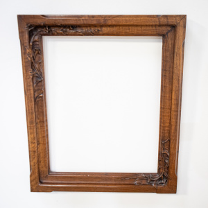 Art Nouveau Wooden Picture or Mirror Frame
