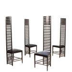 Hill House chairs by Charles Rennie Mackintosh for Alivar