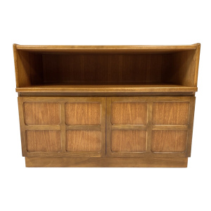 Nathan Squares, Mid Century Teak Compact Sideboard Cupboard