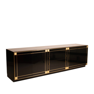 Sideboard with Mother-of-Pearl Decorations by Pierre Cardin for Roche Bobois