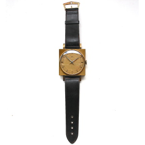Rare Wristwatch Style Vintage Wall Clock, 1970s