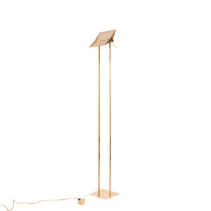 Concord floor lamp in solid brass by Marco Zotta