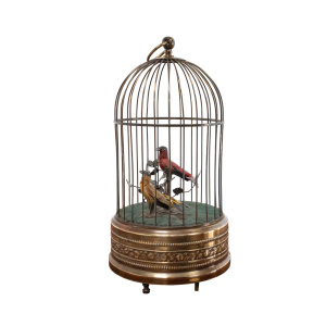 Singing Birds in Cage Automaton in Working Order