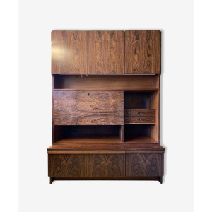 1960S ROBERT HERITAGE FOR ARCHIE SHINE ROSEWOOD WALL UNIT