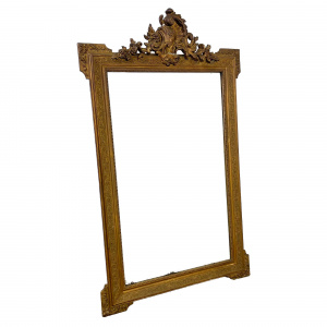 Antique french gilt mirror napoleon III
